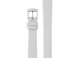 Emporio Armani White Dial Light Blue Leather Strap Watch For Women - AR11002