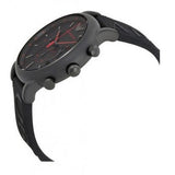 Buy Shop Emporio Armani Luigi Chronograph Black Dial Black Rubber Strap Watch For Men - AR11024 USA Online