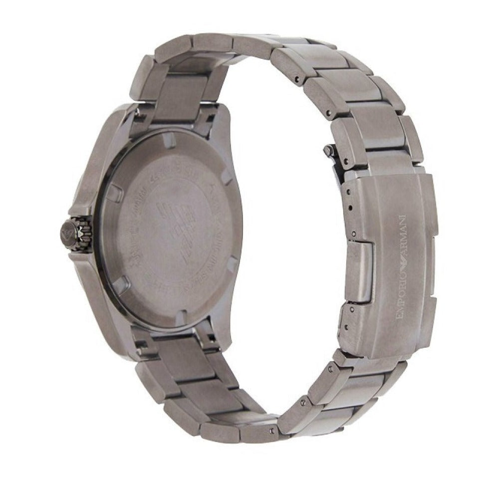 Buy Shop Emporio Armani Sigma Quartz Grey Dial Grey Steel Strap Watch For Men - AR11178 USA Online