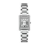 Emporio Armani Empire Mother of Pearl Dial Silver Steel Strap Watch For Women - AR11625