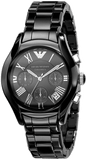 Buy Shop Emporio Armani Black Ceramic Dial Ceramic Strap Watch For Women - AR1401 USA Online