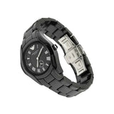 Buy Shop Emporio Armani Ceramica Quartz Black Dial Black Steel Strap Watch For Women - AR1402 USA Online