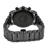 Buy Shop Emporio Armani Luigi Ceramic Chronograph Black Dial Black Strap Watch For Men - AR1509 USA Online