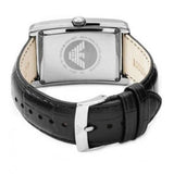 Buy Shop Emporio Armani Classic Analog Black Dial Black Leather Strap Strap Watch For Men - AR1604 USA Online
