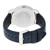 Buy Shop Emporio Armani Classic Quartz Blue Dial Black Leather Strap Watch For Men - AR1731 USA Online