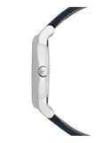 Buy Shop Emporio Armani Classic Quartz Blue Dial Black Leather Strap Watch For Men - AR1731 USA Online