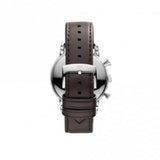 Buy Shop Emporio Armani Classic Chronograph Brown Dial Brown Leather Strap Watch For Men - AR1734 USA Online