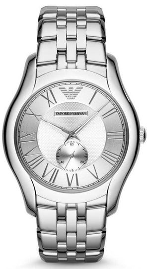 Buy Shop Emporio Armani Classic Quartz Silver Dial Silver Steel Strap Watch For Men - AR1788 USA Online
