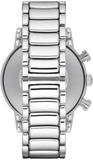 Buy Shop Emporio Armani Luigi Black Dial Silver Steel Strap Watch For Men - AR1894 USA Online