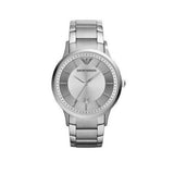 Buy Shop Emporio Armani Classic Quartz Silver Dial Silver Steel Strap Watch For Men - AR2478 USA Online