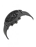 Buy Shop Emporio Armani Renato Chronograph Black Dial Black Mesh Bracelet Watch For Men - AR2498 USA Online
