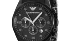 Emporio Armani Sportivo Chronograph Black Dial Black Stainless Steel Watch For Men - AR5889