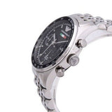 Buy Shop Emporio Armani Sportivo Chronograph Black Dial Silver Steel Strap Watch For Men - AR5984 USA Online