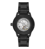 Buy Shop Emporio Armani Meccanico Automatic Black Dial Black Steel Strap Watch For Men - AR60054 USA Online