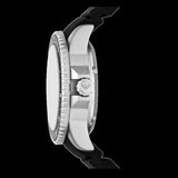Buy Shop Emporio Armani Sea Explorer Automatic Black Dial Black Silicone Strap Watch For Men - AR60078 USA Online