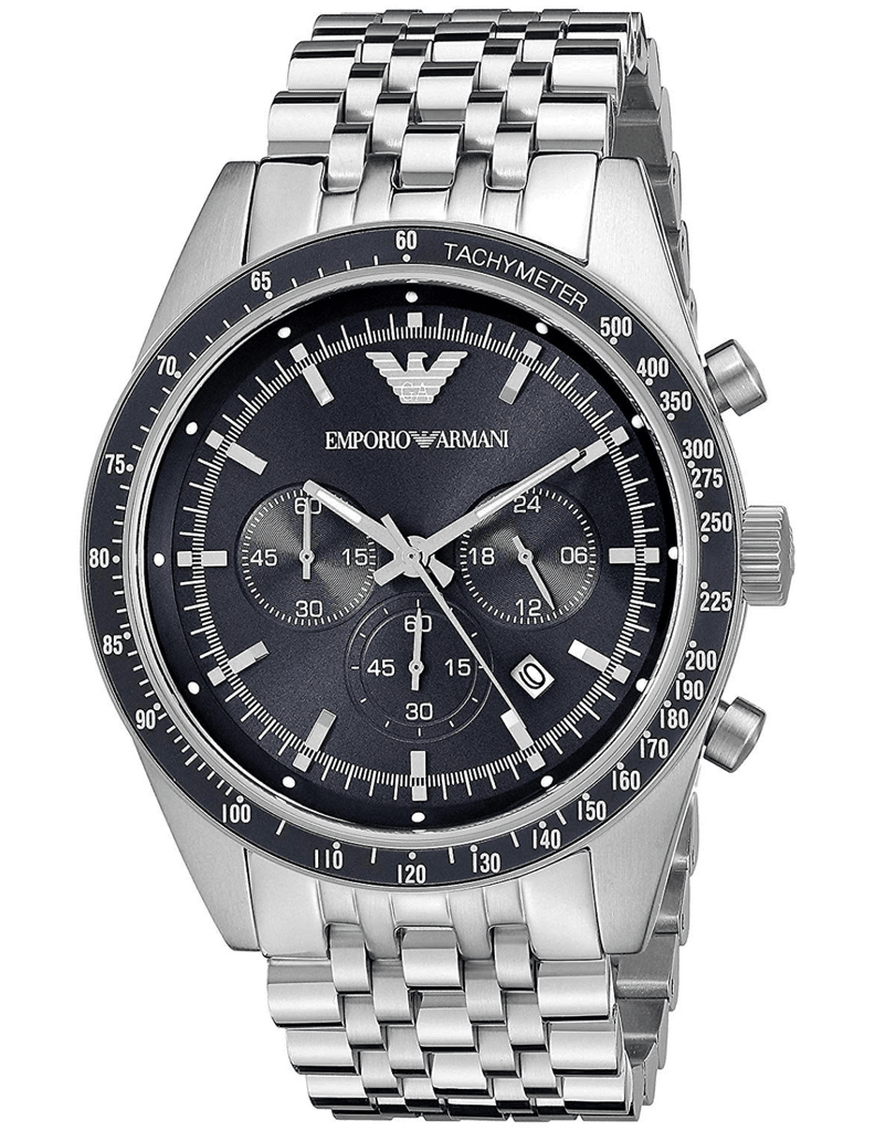 Buy Shop Emporio Armani Sportivo Chronograph Blue Stainless Steel Watch For Men - AR6072 USA Online