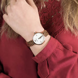 Buy Shop Emporio Armani Arianna Analog Mother of Pearl Dial Rose Gold Steel Strap Watch For Women - AR11196 USA Online