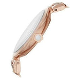 Buy Shop Emporio Armani Arianna Analog Mother of Pearl Dial Rose Gold Steel Strap Watch For Women - AR11196 USA Online