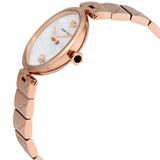 Buy Shop Emporio Armani Arianna Analog Mother of Pearl Dial Rose Gold Steel Strap Watch For Women - AR11196 USA Online