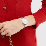 Buy Shop Emporio Armani Arianna Analog White Dial Silver Steel Strap Watch For Women - AR11195 USA Online