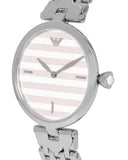 Buy Shop Emporio Armani Arianna Analog White Dial Silver Steel Strap Watch For Women - AR11195 USA Online