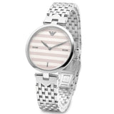 Buy Shop Emporio Armani Arianna Analog White Dial Silver Steel Strap Watch For Women - AR11195 USA Online