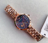 Buy Shop Emporio Armani Arianna Black Dial Rose Gold Stainless Steel Watch For Women - AR11197 USA Online