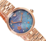 Buy Shop Emporio Armani Arianna Black Dial Rose Gold Stainless Steel Watch For Women - AR11197 USA Online