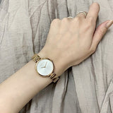 Buy Shop Emporio Armani Arianna Mother of Pearl Dial Gold Steel Strap Watch For Women - AR11198 USA Online
