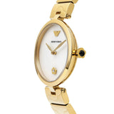 Buy Shop Emporio Armani Arianna Mother of Pearl Dial Gold Steel Strap Watch For Women - AR11198 USA Online
