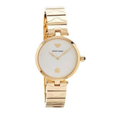 Buy Shop Emporio Armani Arianna Mother of Pearl Dial Gold Steel Strap Watch For Women - AR11198 USA Online