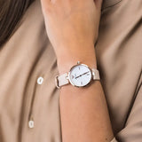 Buy Shop Emporio Armani Arianna Mother of Pearl Dial Pink Leather Strap Watch For Women - AR11199 USA Online