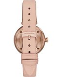 Buy Shop Emporio Armani Arianna Mother of Pearl Dial Pink Leather Strap Watch For Women - AR11199 USA Online