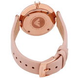 Buy Shop Emporio Armani Arianna Mother of Pearl Dial Pink Leather Strap Watch For Women - AR11199 USA Online