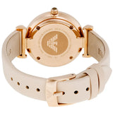 Buy Shop Emporio Armani Arianna Mother of Pearl Dial Pink Leather Strap Watch For Women - AR11199 USA Online