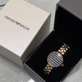 Buy Shop Emporio Armani Arianna Quartz Grey Dial Rose Gold Steel Strap Watch For Women - AR11220 USA Online