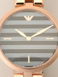 Buy Shop Emporio Armani Arianna Quartz Grey Dial Rose Gold Steel Strap Watch For Women - AR11220 USA Online