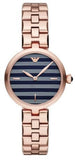 Buy Shop Emporio Armani Arianna Quartz Grey Dial Rose Gold Steel Strap Watch For Women - AR11220 USA Online