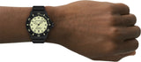 Buy Shop Emporio Armani Sea Explorer Automatic Yellow Dial Black Silicone Strap Watch For Men - AR60085 USA Online