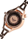 Buy Shop Emporio Armani Aurora Mother of Pearl Grey Dial Rose Gold Steel Strap Watch for Women - AR11139 USA Online
