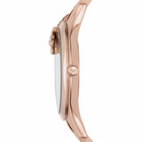 Buy Shop Emporio Armani Aurora Mother of Pearl Grey Dial Rose Gold Steel Strap Watch for Women - AR11139 USA Online