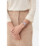 Buy Shop Emporio Armani Aurora Mother Of Pearl Purple Dial Silver Steel Strap Watch For Women - AR11122 USA Online
