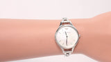 Buy Shop Emporio Armani Aurora Mother Of Pearl White Dial Silver Steel Strap Watch For Women - AR11054 USA Online