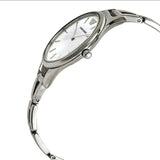 Buy Shop Emporio Armani Aurora Mother Of Pearl White Dial Silver Steel Strap Watch For Women - AR11054 USA Online