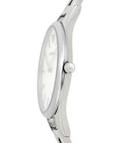 Buy Shop Emporio Armani Aurora Mother Of Pearl White Dial Silver Steel Strap Watch For Women - AR11054 USA Online