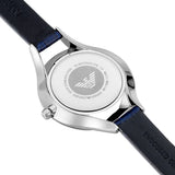 Buy Shop Emporio Armani Aurora Quartz Mother Of Pearl White Dial Blue Leather Strap Watch For Women - AR11090 USA Online