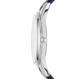 Buy Shop Emporio Armani Aurora Quartz Mother Of Pearl White Dial Blue Leather Strap Watch For Women - AR11090 USA Online