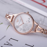 Buy Shop Emporio Armani Aurora Quartz Silver Dial Gold Steel Strap Watch For Women - AR11108 USA Online
