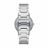 Buy Shop Emporio Armani Renato Automatic Blue Dial Silver Steel Strap Watch For Men - AR60037 USA Online