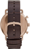 Buy Shop Emporio Armani Aviator Quartz Black Dial Brown Leather Strap Watch For Men - AR11337 USA Online